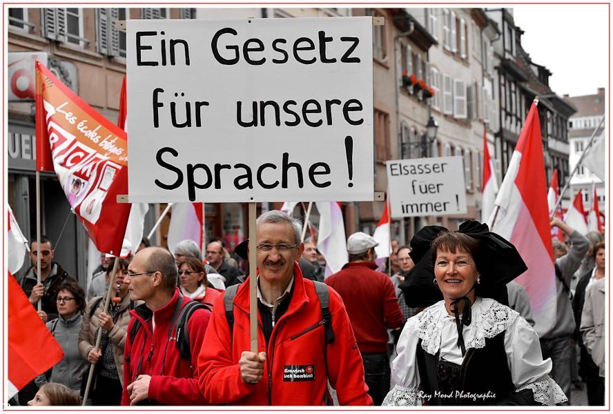 Manifestation de Strasbourg 2014 des Alsaciens Réunis