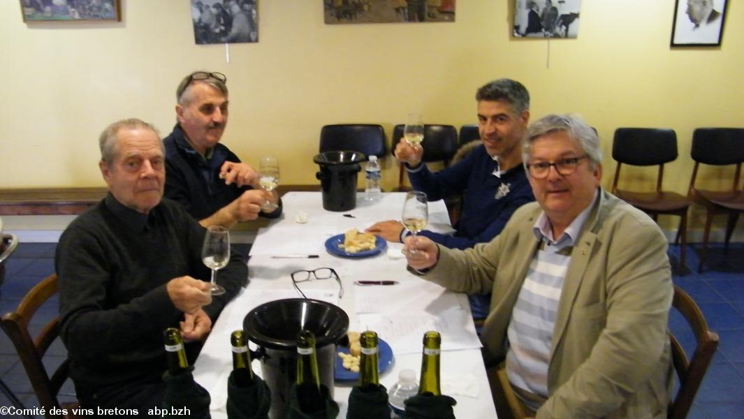 Le jury : de g. à dr. Jean-Marie Lore, Alain Poulard, Christian Chon et Alan Coraud.