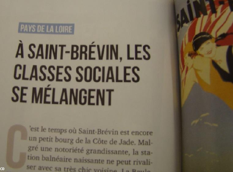 Un extrait de Historia/Ouest France, n° hors série de juin-juillet 2016, sur les 80 ans du Front Populaire de 1936 où Saint-Brévin est situé en... Pays de Loire...