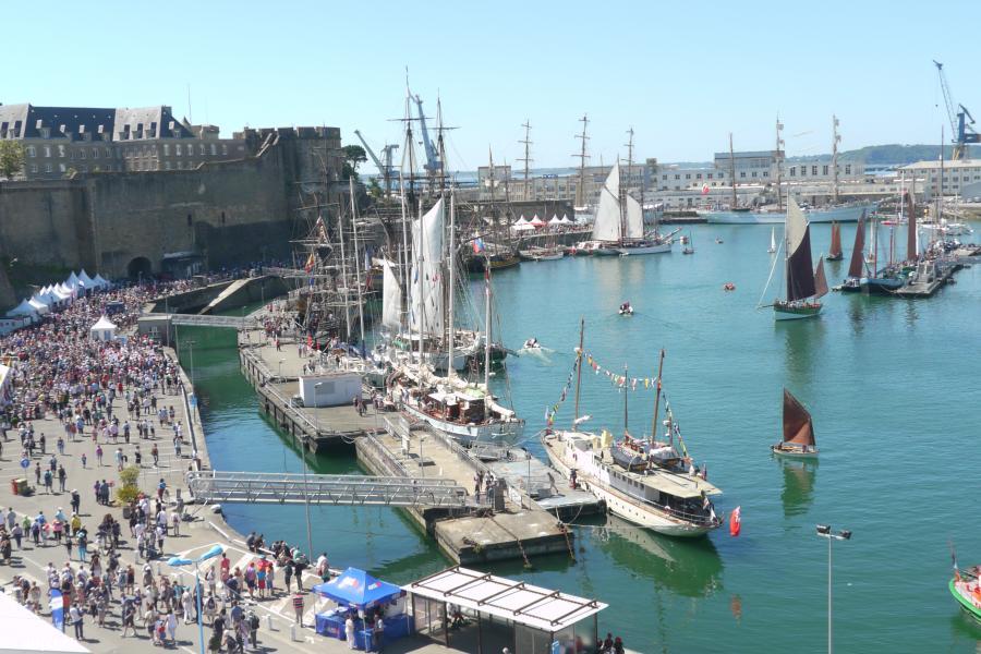 Vu de ciel de Brest 2016