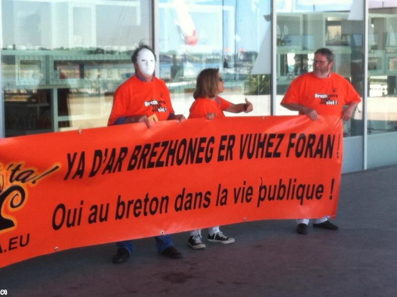 Manifestation d'Ai'ta à la Cité de la Voile de Lorient.