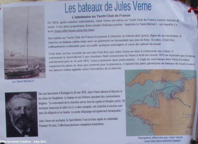 Affiche les Bateaux de Jules Verne, sur le Saint-Michel II à Saint-Nazaire, gros plan pour lisibilité ?