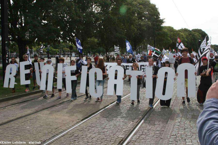 La Breizh Manif 2016 : les jeunes pour la Réunification.