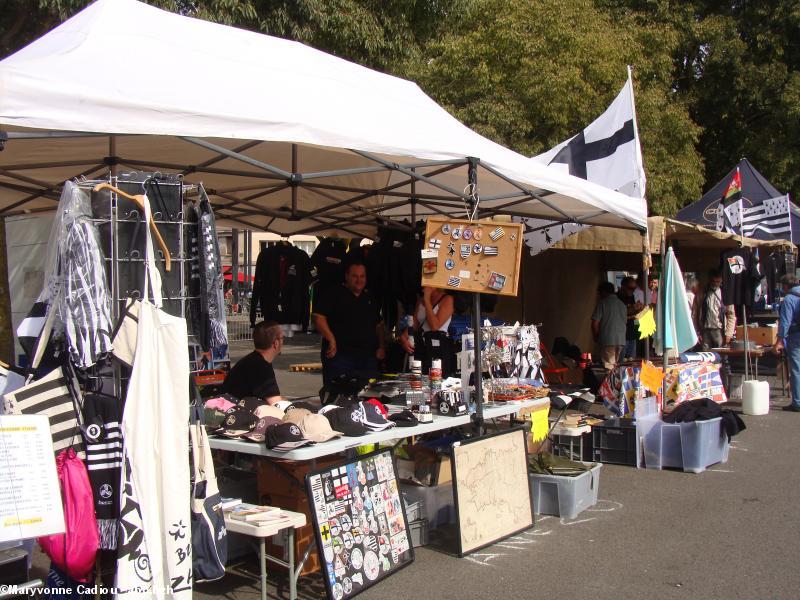 Breizh Manif 2016. Le stand d'Olivier Anezo.