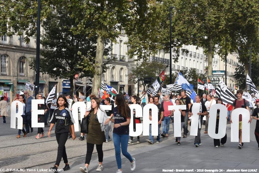 Breizh Manif 2016 e Naoned.