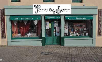 Façade de la librairie sur sa page de Kenstroll.