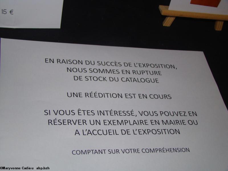 24- Exposition Jean Fréour au Croisic, été 2016. Le catalogue s'est envolé comme des petits pains.