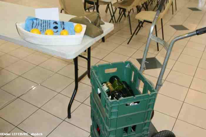 Petite Tablée Bretonne - Leclerc à Clisson - semaine du goût - octobre 2016 - dernière livraison avant les festivités