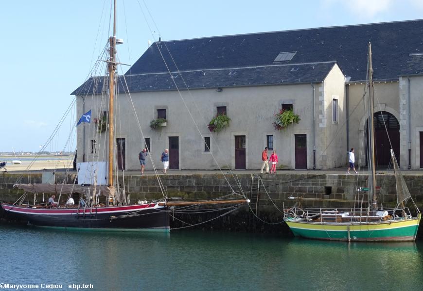 35- Le Saint-Michel II, amarré au nord de l'Ancienne Criée. Devant, le Sophian, qui serait à vendre.