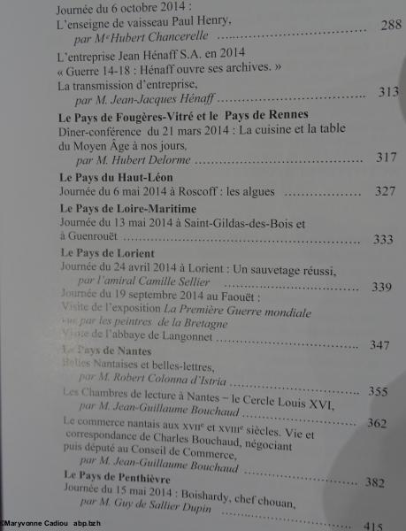 51- Table des matières, p. 8.