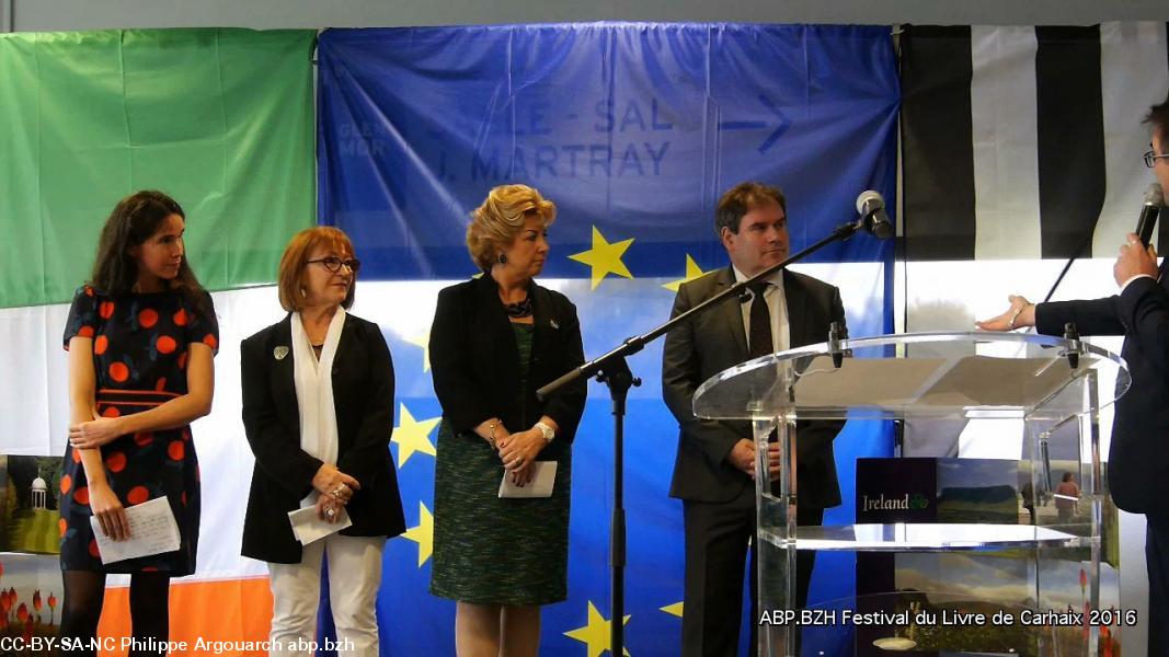 Aziliz Gouez, Lena Louarn, Geraldine Byrne Nason, Christian Troadec.