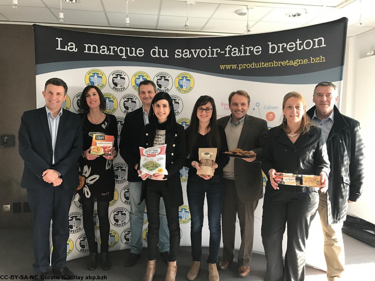 Les représentants des entreprises lauréates du Prix de la Meilleure Nouveauté 2017