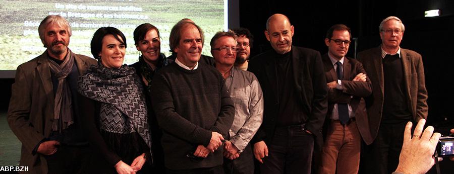 Lors de l'inauguration de Bécédia