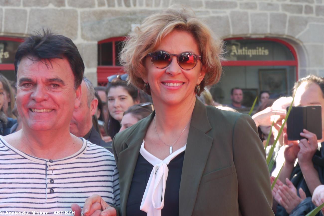 Le président du festival Dominique Damien Réhel et journaliste mode 
Marie Christiane Marek