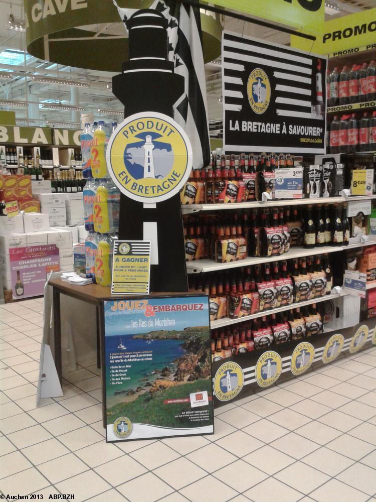 8 - 2013 : Promo des 20 ans de Produit en Bretagne chez Auchan.