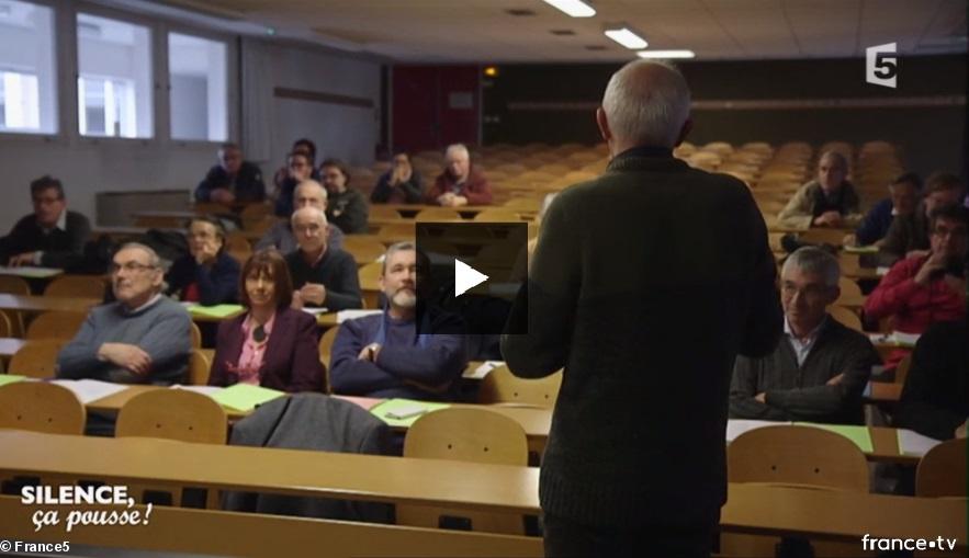 2- À Vannes à l'ICB, l'annonce de la plante lauréate. Copie d'écran.