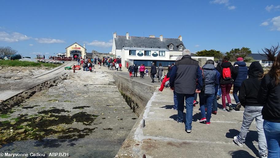 14- Débarquement sur l'Île Saint Nicolas à 15 h 06.