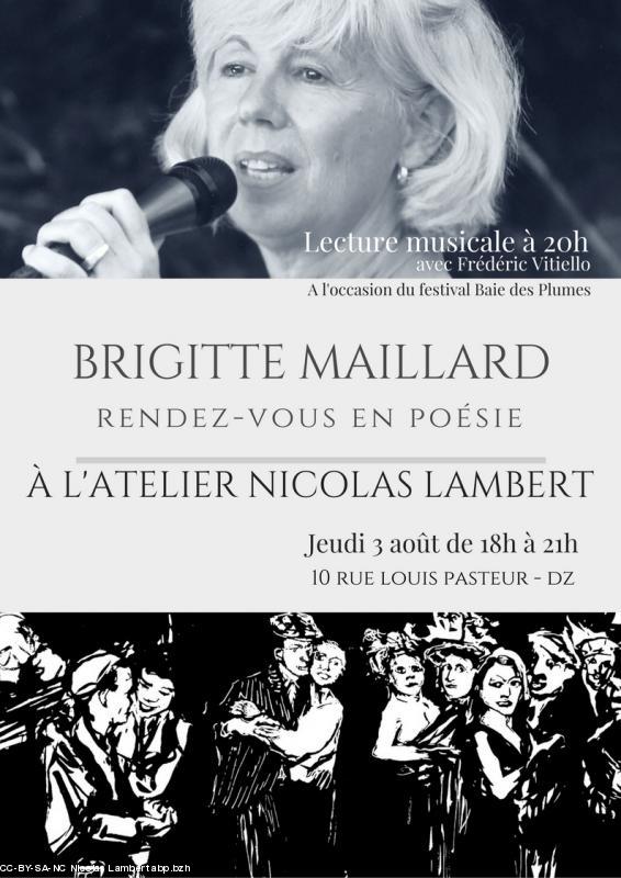 Rencontre en poésie Brigitte Maillard