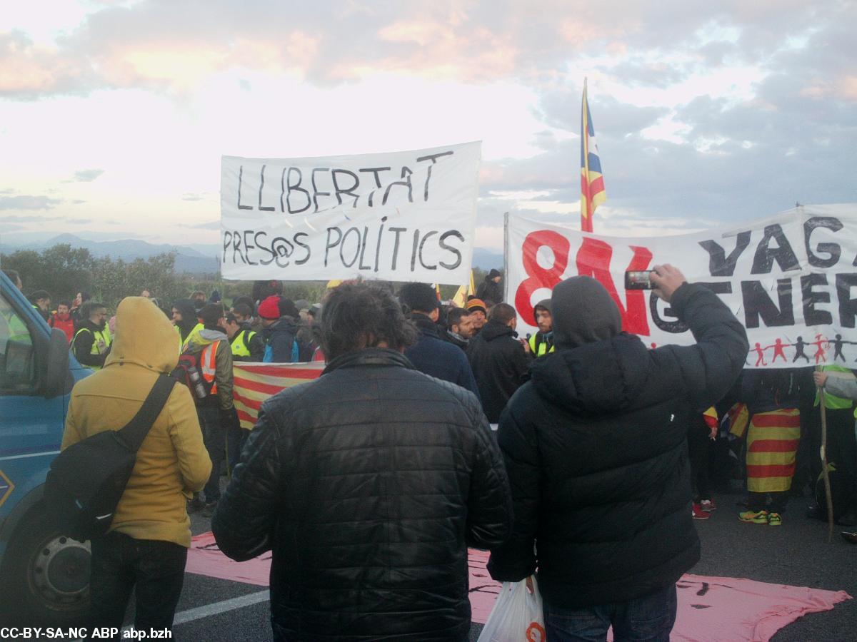 Catalogne : Liberté pour les prisonniers politiques et Grève générale