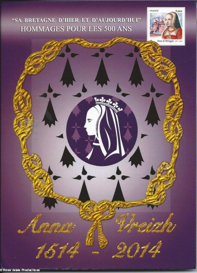 Couverture du boitier DVD  Anne de Bretagne 500 ans.