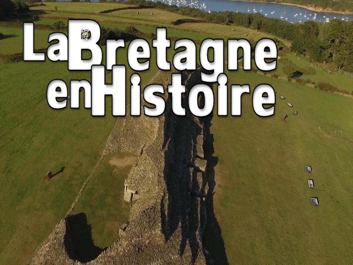 l'image de début de chaque épisode cible le cairn de Barnenez vu du ciel