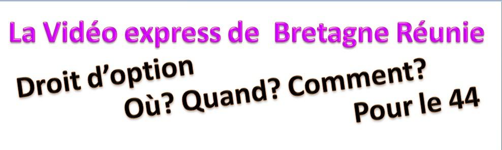 Droit d'option: Où? Quand? Comment?