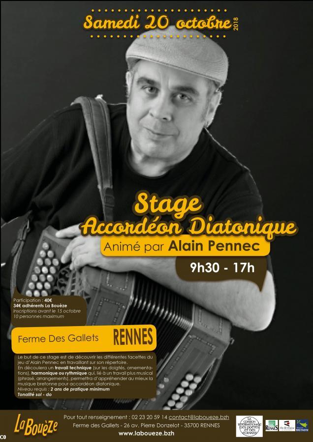 Stage Alain Pennec 
Octobre 2018
La Bouèze
Rennes