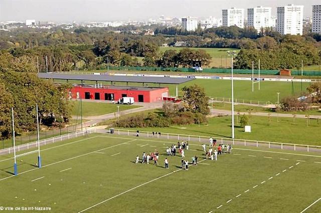 Le stade du Pré Hembert de Saint-Nazaire où aura lieu le match de rugby l'après midi du 11 novembre 2018.