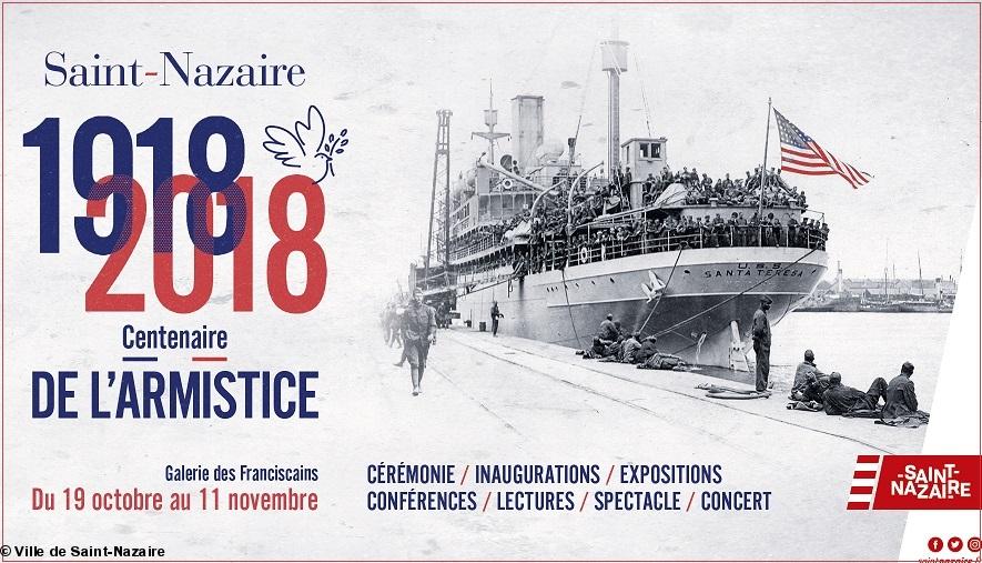 4-Centenaire de l'armistice 1918 à Saint-Nazaire.