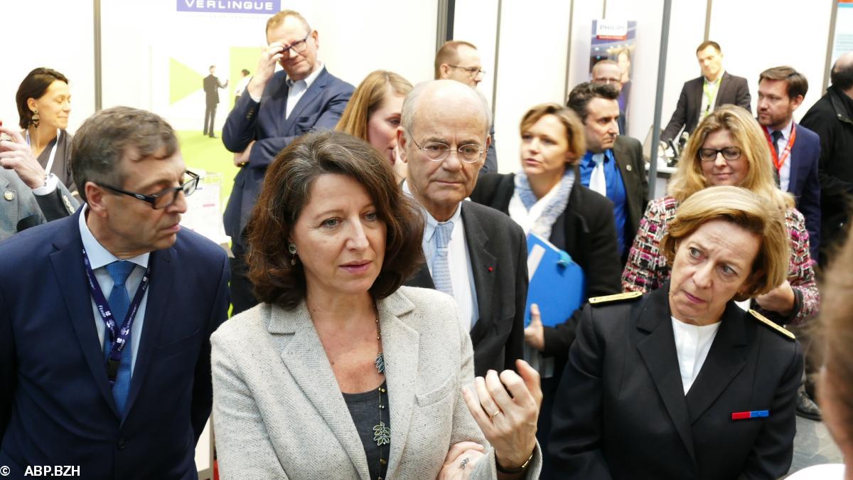 Antoine Perrin, Agnès Buzyn, Antoine Dubout, Michèle Kirry, Préfète de Bretagne.