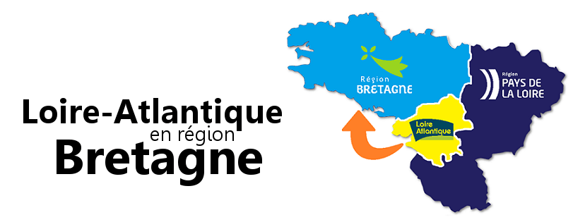 Loire-Atlantique en région Bretagne