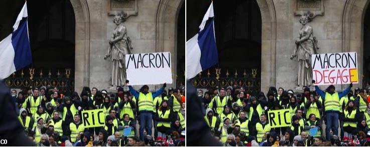 A gauche la photo retouchée, a droite l'original