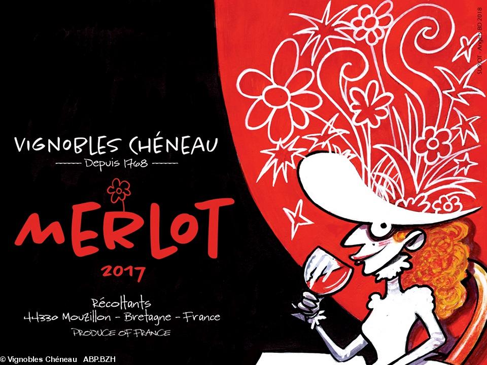 3- Merlot Rouge 2017, Olivier Supiot, Angers BD 2018. 300 ex.