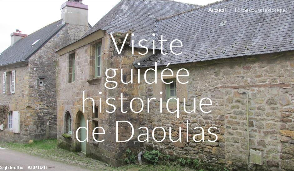 Vieilles maisons de la Rue de l'Eglise à Daoulas (Finistère)