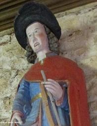 Saint Roch. Statue bois du XVIIe siècle