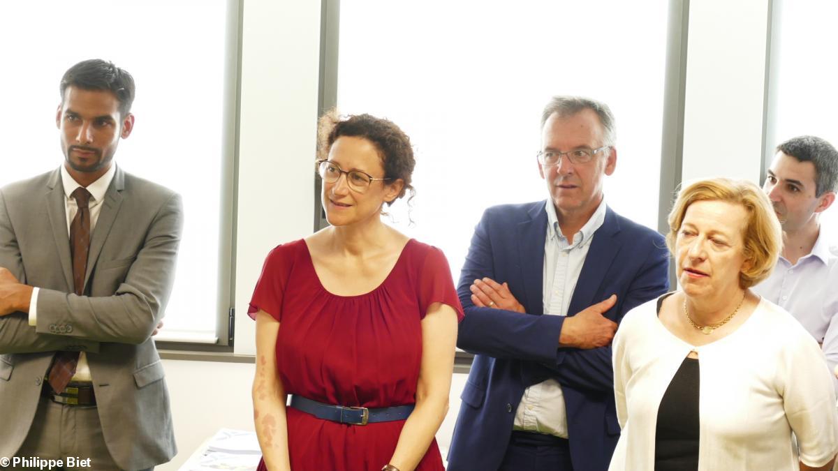 Yannick Nadesan, Emmanuelle Wargon, Thierry Burllot, Michèle Kirry