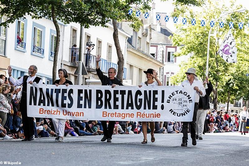 Bretagne Réunie, lors de la grande parade des Nations Celtes de 2017