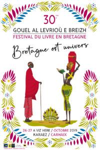 AFFICHE FESTIVAL DU LIVRE EN BRETAGNE - CARHAIX 2019