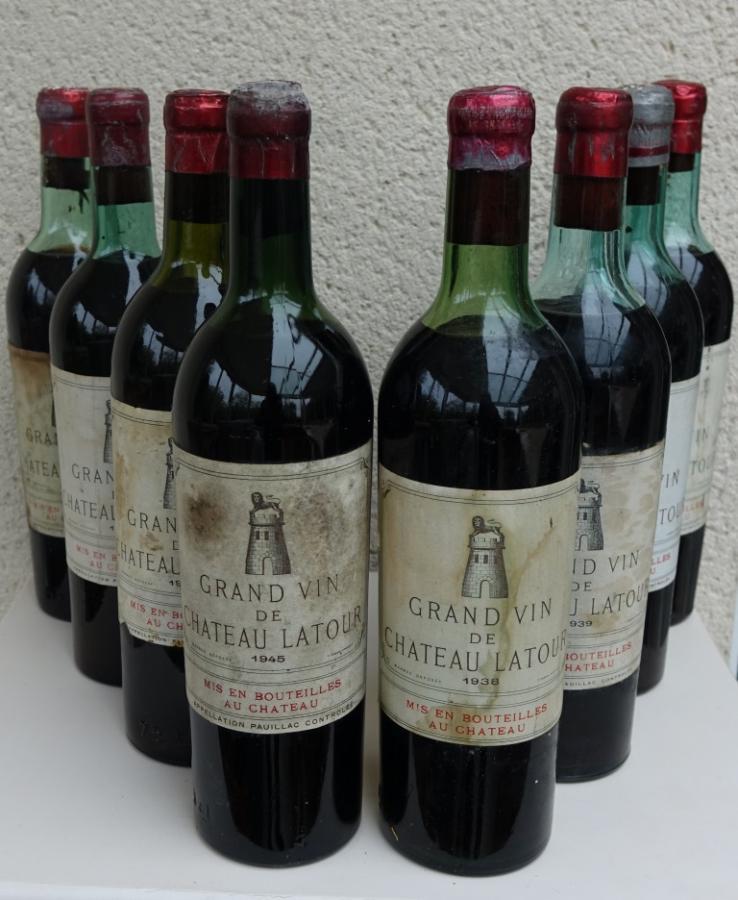 Collection Château Latour de 1938 à 1945