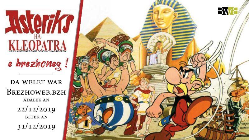 Astérix et Cléopâtre en breton sur Brezhoweb.