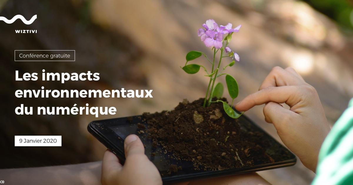 Conférence gratuite sur les impacts environnementaux du numérique, organisée conjointement par Wiztivi et l'association Point de MIR.