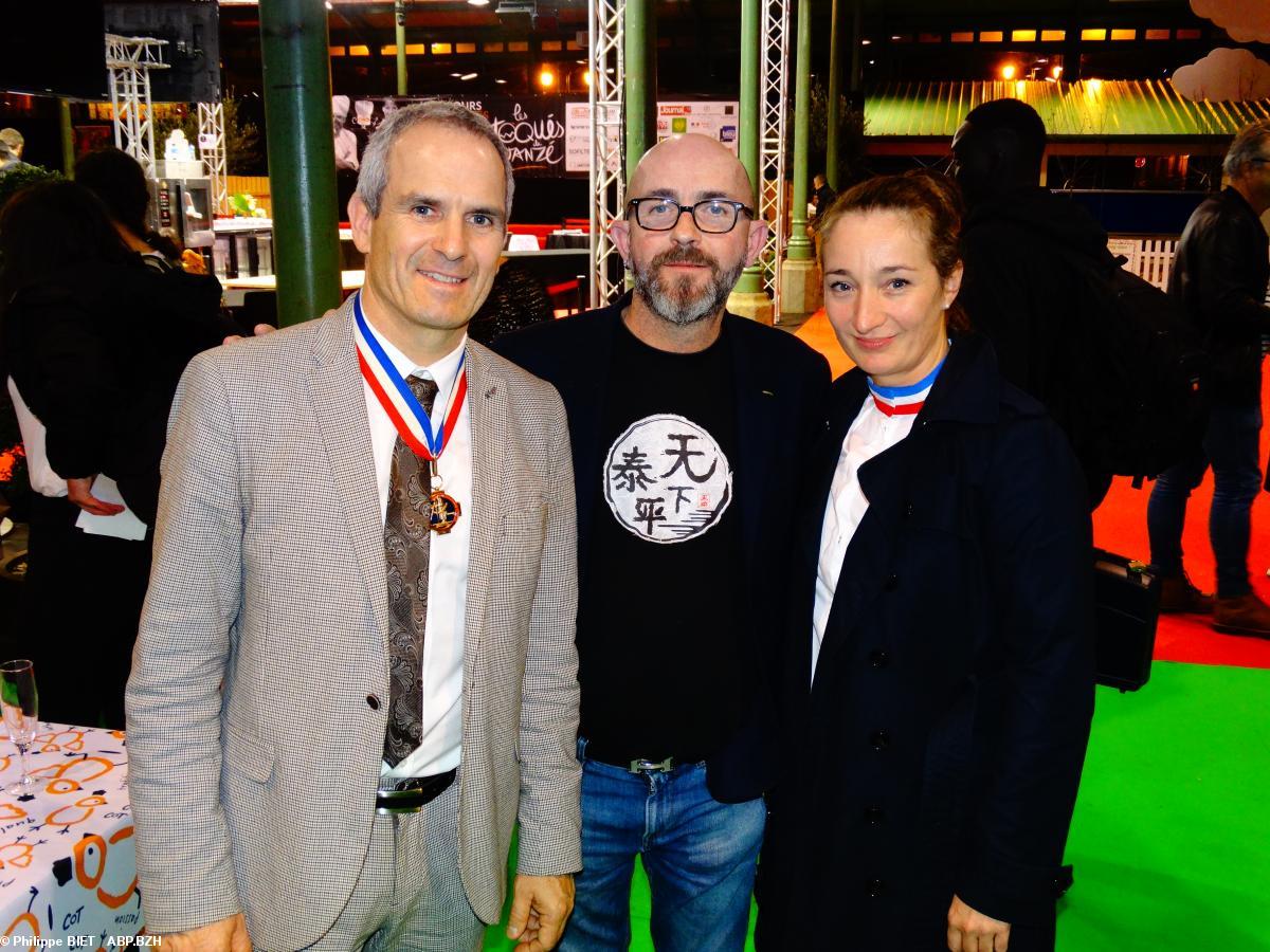 Fréric Coutant, Matthieu Garrel et Virginie Basselot