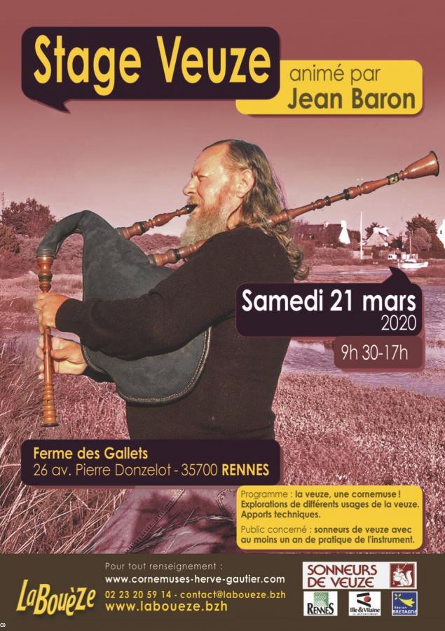 Jean Baron / Stage de veuze