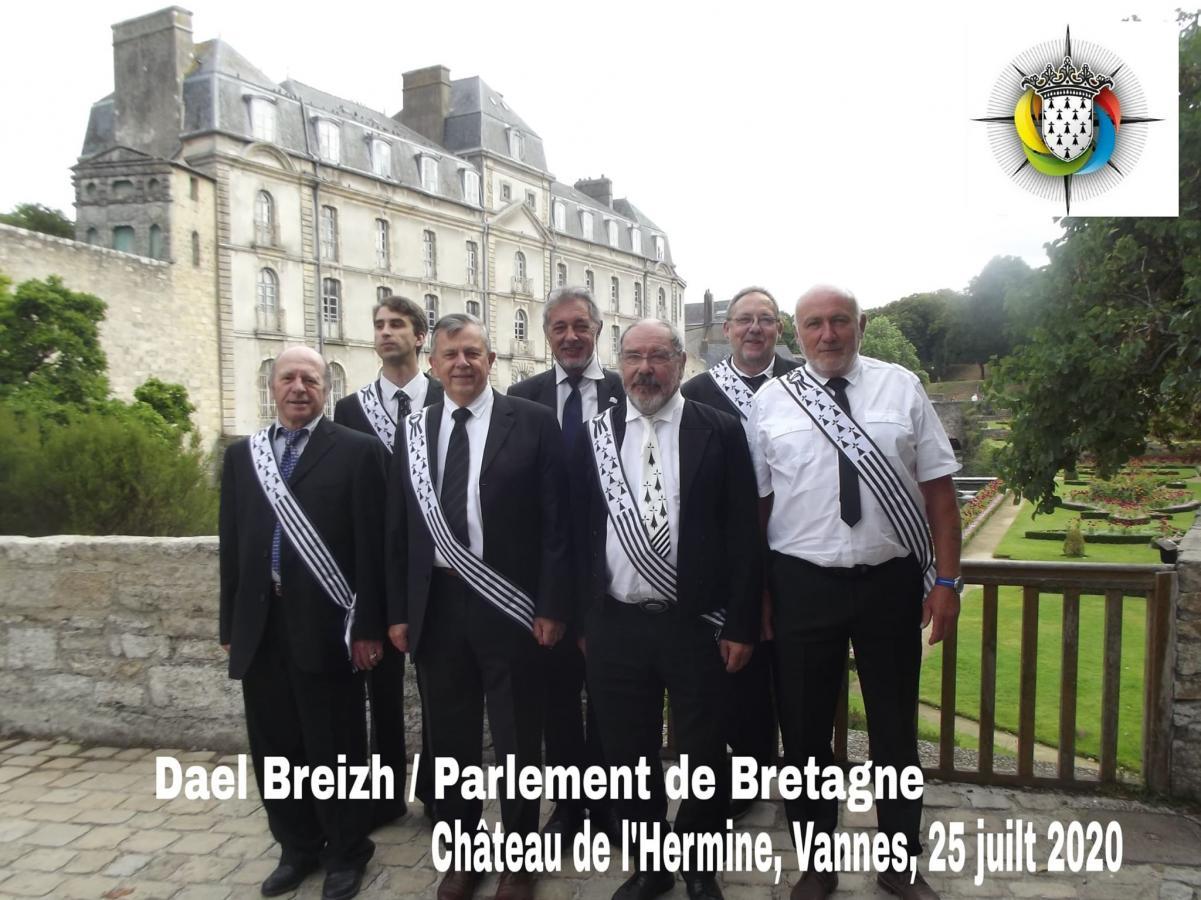 Sept des onze parlementaires du Dael (élus pour la période 2019-2022).