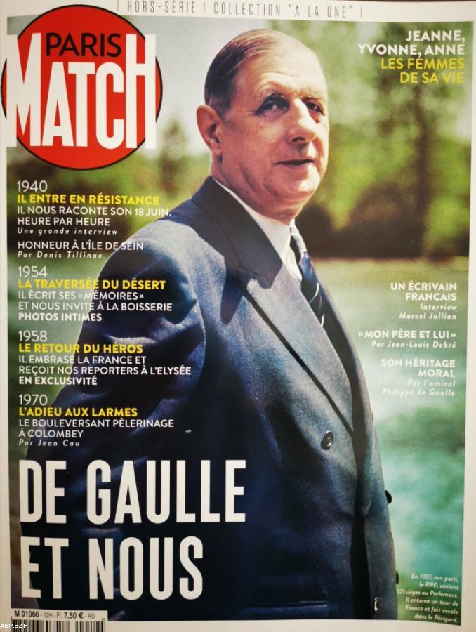 La couverture du Hors Série PARIS MATCH de septembre 2020