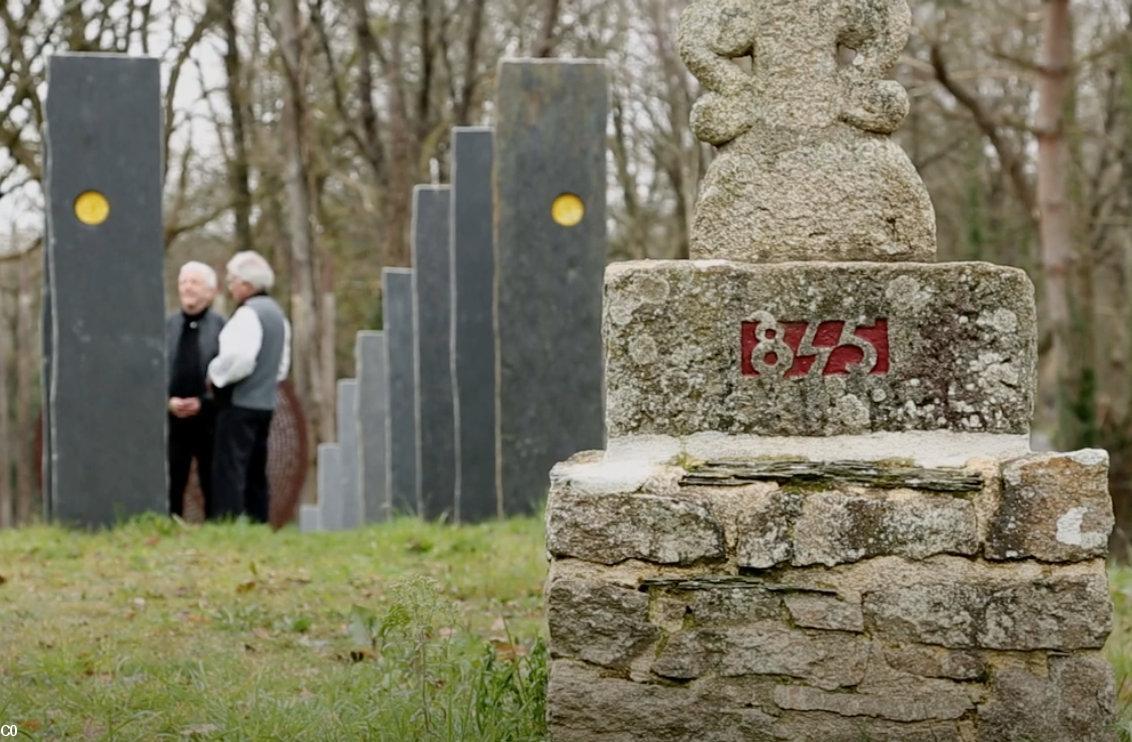 Le monument érigé sur le site de la bataille