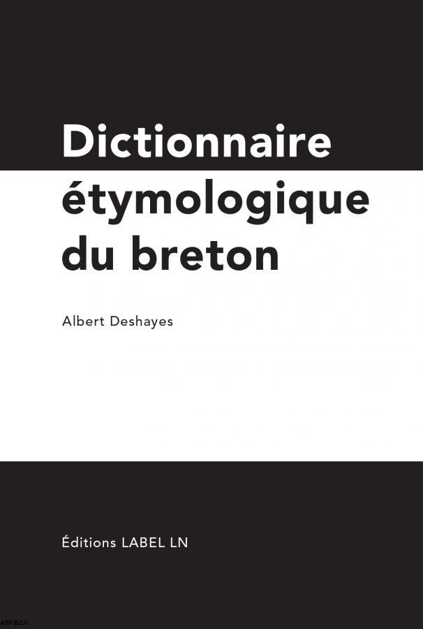 Dictionnaire étymologique du breton