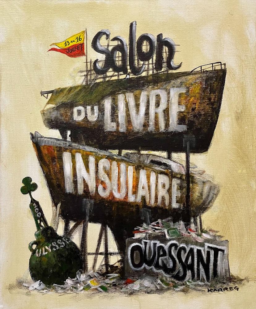 Affiche salon du livre insulaire 2022