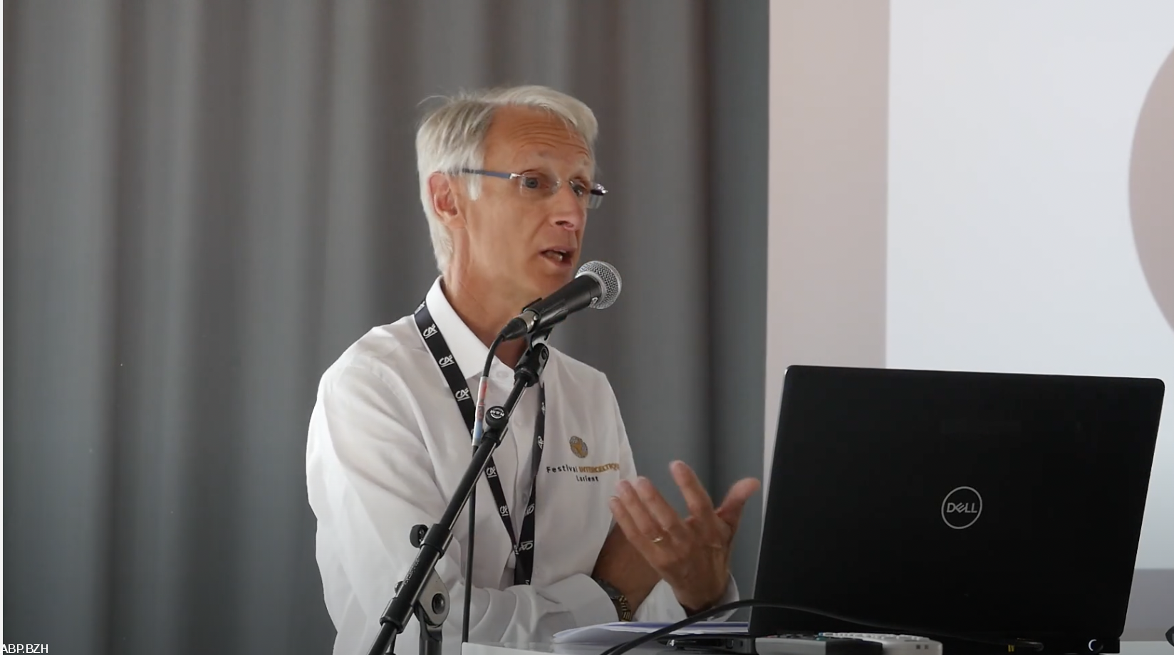 Jean Peeters à l'Interceltic Business Forum le 7 août dernier.