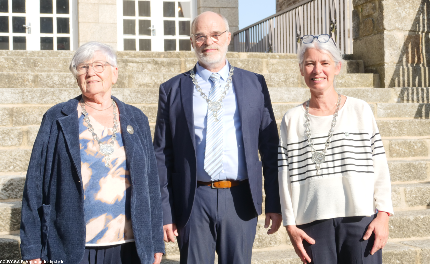 Monique le Boulc'h, Ronan Le Coadic, Nathalie Beauvais (absent Joël Cornette)